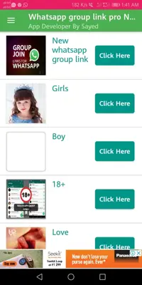 Whatsapp group link New 10000+link android App screenshot 2